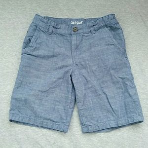 Cat & Jack Boy's Blue Chambray Shorts  Size 12